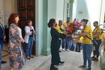 Recepción al Rocasa Gran Canaria por la ULPGC y firma de un convenio de colaboración/TA.